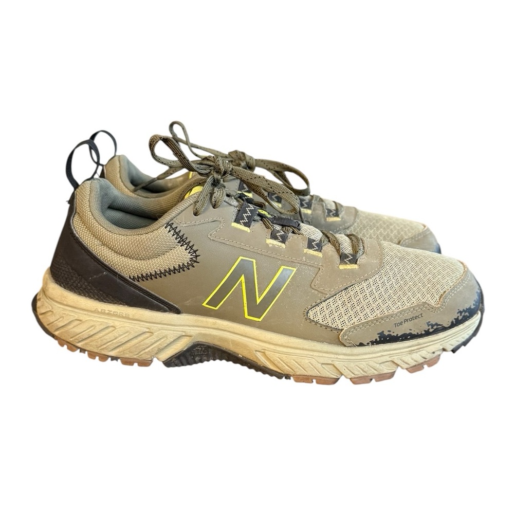 New Balance 510 V5 Trail Running Shoes Men’s Size 10.5 Olive/Yellow